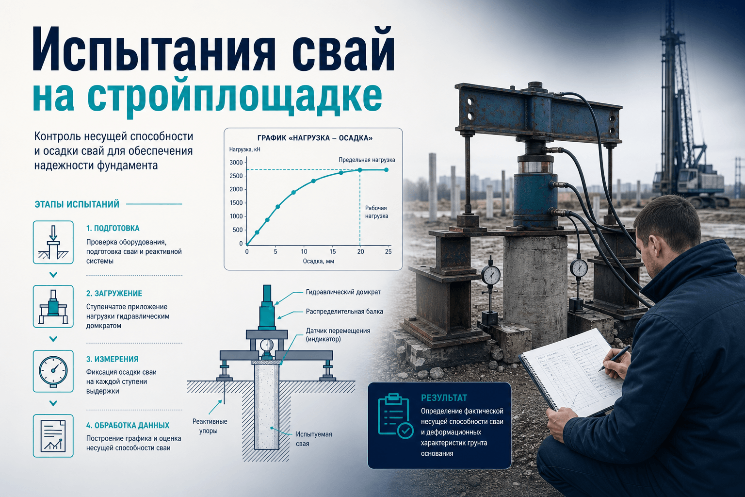 Как заказать испытания свай: подбор лаборатории на LABGO