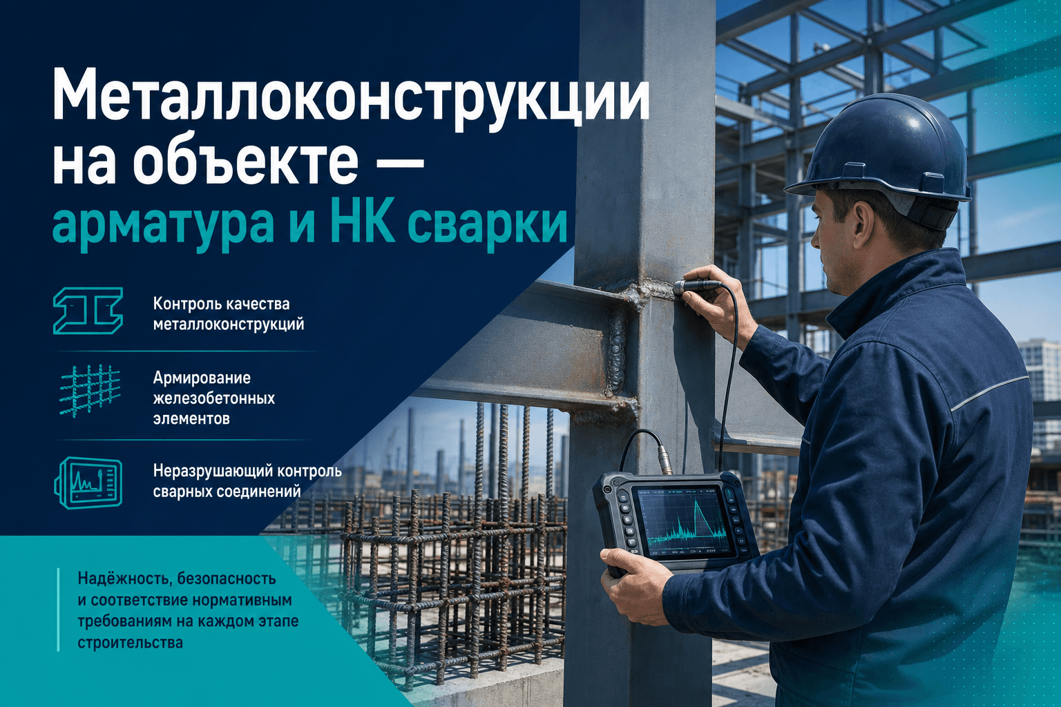 Металлоконструкции на объекте: арматура и НК сварки — сводка каталога LABGO