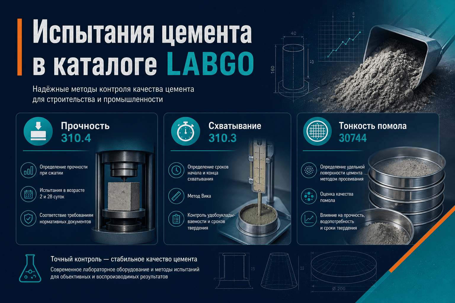 Vm и Sm однородности партии: РБУ по кубам и завод ЖБИ по ГОСТ 18105